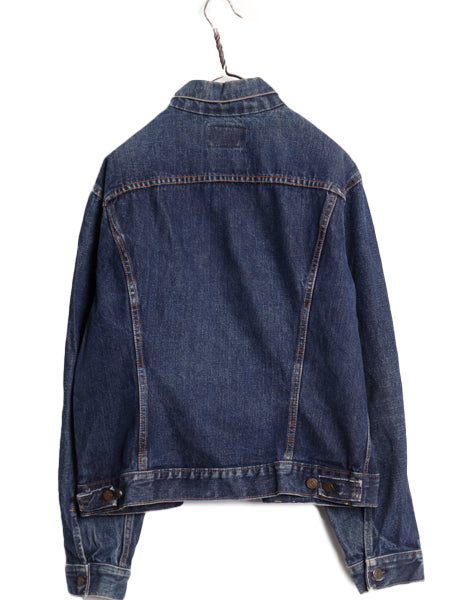 60s 70s USA製 ★ リーバイス 70505 4th BIG E インディゴ デニム ジャケット メンズ XL 程 古着 ヴィンテージ トラッカー ジージャン 濃紺