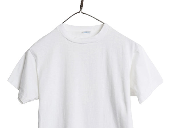デッドストック 70s USA製 チャンピオン 無地 半袖 Tシャツ メンズ M 新品 ヴィンテージ バータグ ブランク シングルステッチ ソリッド 白