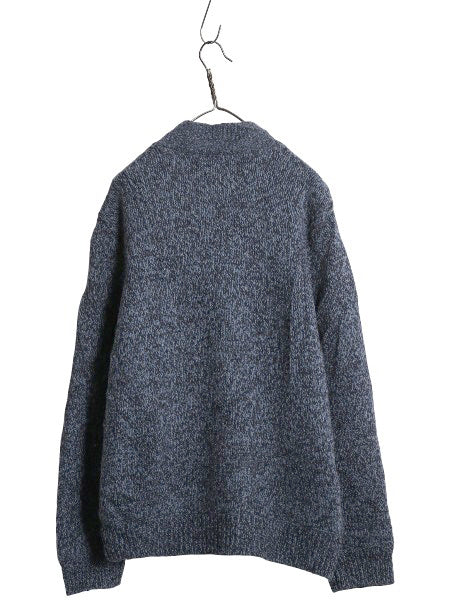 エルエルビーン フルジップ ニット セーター ジャケット メンズ XL / ドライバーズ ラム ウール カーディガン ライナー付き 大きいサイズ