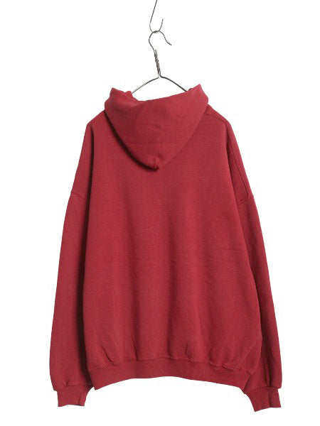 90s ラッセル カレッジ プリント スウェット フード パーカー メンズ レディース XXL / オールド トレーナー 裏起毛 大きいサイズ スポーツ