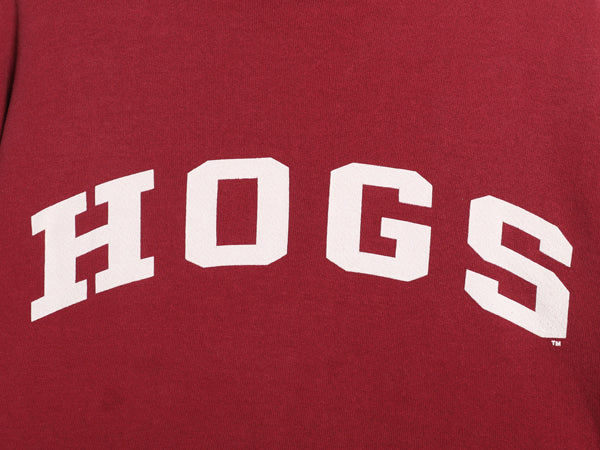 90s ラッセル カレッジ プリント スウェット フード パーカー メンズ レディース XXL / オールド トレーナー 裏起毛 大きいサイズ スポーツ