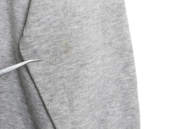 80s USA製 チャンピオン アーガイル 染込み プリント スウェット L 小さめ メンズ レディース S 程 ヴィンテージ トレーナー 裏起毛 杢灰