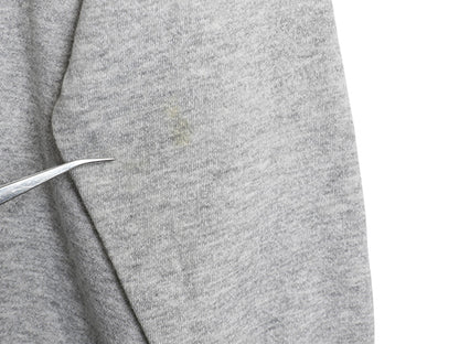 80s USA製 チャンピオン アーガイル 染込み プリント スウェット L 小さめ メンズ レディース S 程 ヴィンテージ トレーナー 裏起毛 杢灰