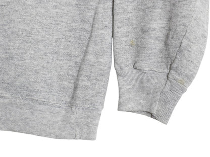 80s USA製 チャンピオン アーガイル 染込み プリント スウェット L 小さめ メンズ レディース S 程 ヴィンテージ トレーナー 裏起毛 杢灰