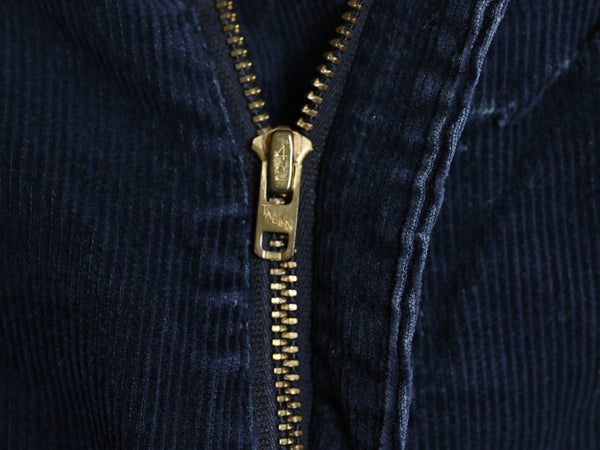 70s USA製 リーバイス 519 コーデュロイ パンツ メンズ 30 34 古着 ヴィンテージ スリム ストレート 細畝 コーズ 42 TALON 細身 ネイビー