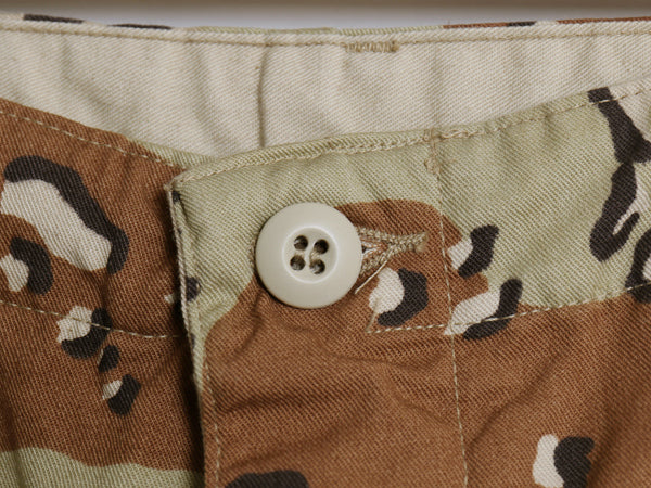 90s US ARMY 米軍実物 デザート カモ カーゴ パンツ SMALL LONG / オールド 90年製 BDU 6C チョコチップ 迷彩柄 ミリタリー 軍物 ボトムス