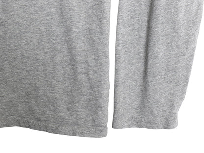 ポロ ラルフローレン フード付き 長袖 Tシャツ メンズ L / コットン ロンT フード パーカー プルオーバー カットソー シンプル 薄手 グレー
