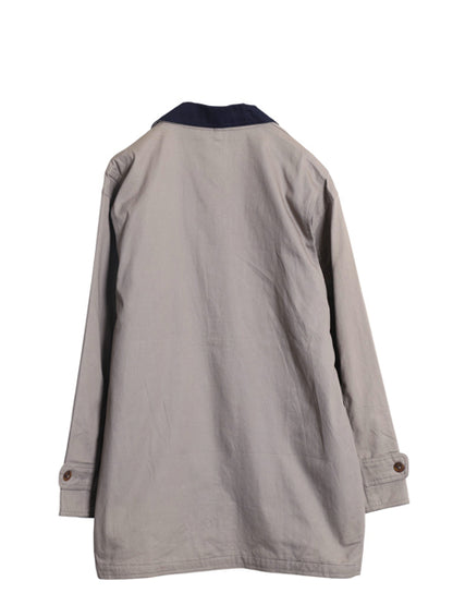 デッドストック 90s ランズエンド ハンティング ジャケット レディース L オールド カバーオール フィールド コート チェック ライナー付き