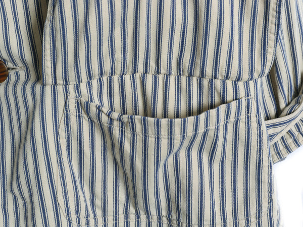 90s ★ ジェイクルー ストライプ ハンティング ジャケット メンズ L / 古着 オールド 旧タグ フィールド コート コットン 襟 コーデュロイ