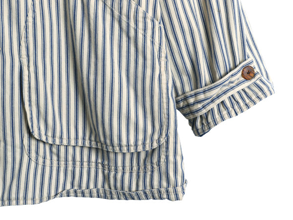 90s ★ ジェイクルー ストライプ ハンティング ジャケット メンズ L / 古着 オールド 旧タグ フィールド コート コットン 襟 コーデュロイ