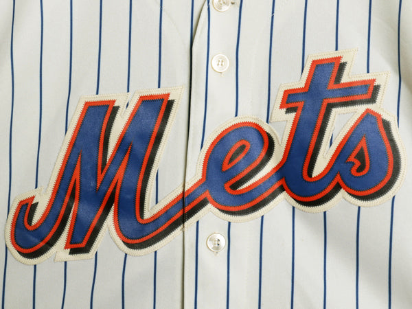 メッツ ベースボール シャツ メンズ XXL / MLB オフィシャル マジェスティック 大リーグ ユニフォーム ゲームシャツ 大きいサイズ ジャージ