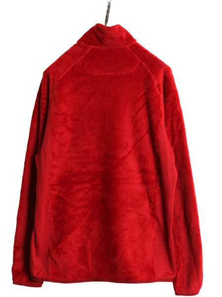 パタゴニア R2 ジャケット メンズ L / 20年製 ハイ パイル フリース ボア ストレッチ フルジップ ブルゾン ジャンパー レギュレーター 赤