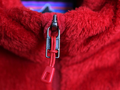 パタゴニア R2 ジャケット メンズ L / 20年製 ハイ パイル フリース ボア ストレッチ フルジップ ブルゾン ジャンパー レギュレーター 赤