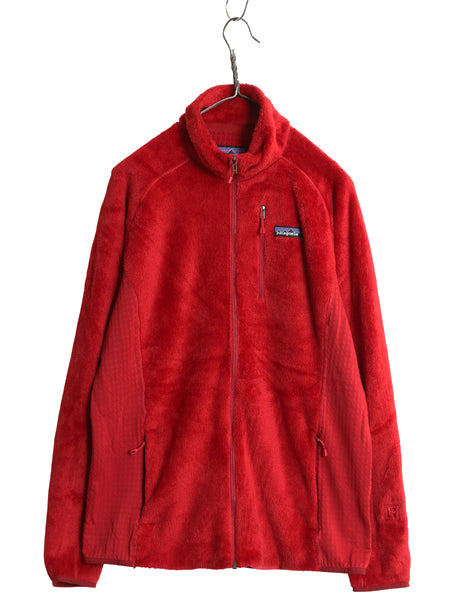 パタゴニア R2 ジャケット メンズ L / 20年製 ハイ パイル フリース ボア ストレッチ フルジップ ブルゾン ジャンパー レギュレーター 赤
