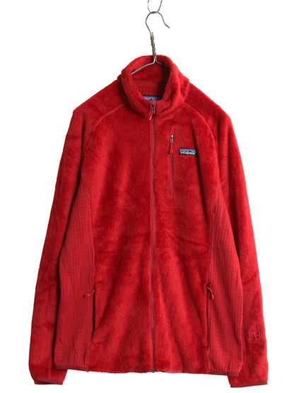 パタゴニア R2 ジャケット メンズ L / 20年製 ハイ パイル フリース ボア ストレッチ フルジップ ブルゾン ジャンパー レギュレーター 赤