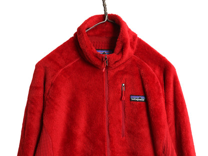 パタゴニア R2 ジャケット メンズ L / 20年製 ハイ パイル フリース ボア ストレッチ フルジップ ブルゾン ジャンパー レギュレーター 赤