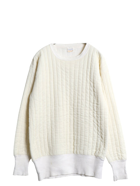 70s シアーズ 中綿 キルティング 長袖 Tシャツ メンズ レディース XL / ヴィンテージ 裏 サーマル インナー スウェット ロンT 大きいサイズ