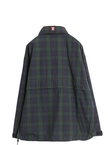 90s チャップス ラルフローレン セーリング アノラック ジャケット メンズ M 古着 オールド ポロ ブラックウォッチ チェック ハーフジップ