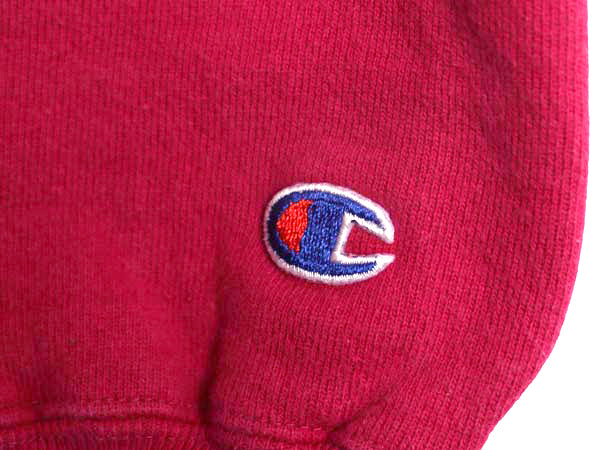 90s USA製 チャンピオン リバースウィーブ スウェット メンズ XXL / オールド トレーナー 裏起毛 スクリプト ロゴ刺繍 大きいサイズ ピンク