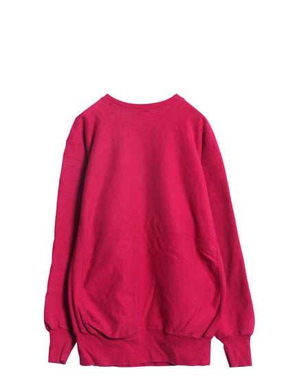 90s USA製 チャンピオン リバースウィーブ スウェット メンズ XXL / オールド トレーナー 裏起毛 スクリプト ロゴ刺繍 大きいサイズ ピンク