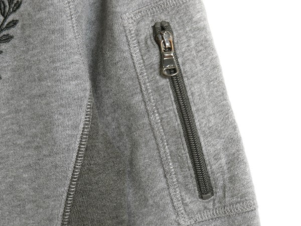 00s ラルフローレン ジーンズ フルジップ スウェット フード パーカー レディース M 小さめ S / オールド ポロ 裏起毛 ツートン トレーナー