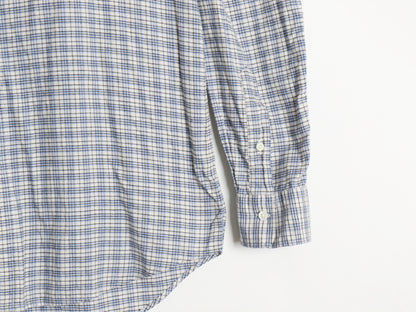 ラルフローレン チェック 長袖 シャツ メンズ L 古着 ポロ CLASSIC FIT コットン ポニー無し カジュアル マルチカラー ホリゾンタルカラー
