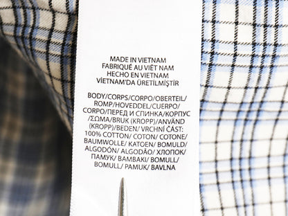 ラルフローレン チェック 長袖 シャツ メンズ L 古着 ポロ CLASSIC FIT コットン ポニー無し カジュアル マルチカラー ホリゾンタルカラー