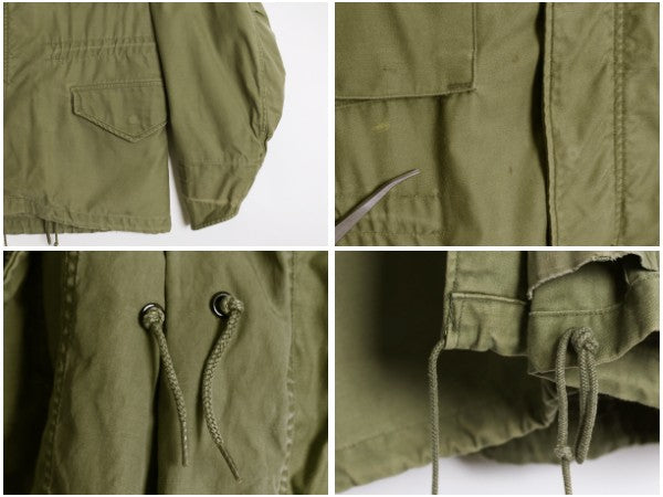 70s 米軍実物 US ARMY M-65 フィールド ジャケット MEDIUM REGULAR 71年製 ヴィンテージ 軍物 ミリタリー ジャンパー ブルゾン 2nd アルミ