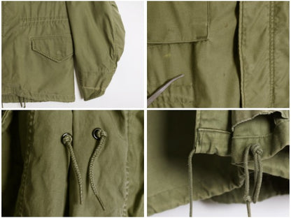 70s 米軍実物 US ARMY M-65 フィールド ジャケット MEDIUM REGULAR 71年製 ヴィンテージ 軍物 ミリタリー ジャンパー ブルゾン 2nd アルミ