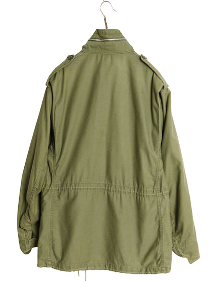 70s 米軍実物 US ARMY M-65 フィールド ジャケット MEDIUM REGULAR 71年製 ヴィンテージ 軍物 ミリタリー ジャンパー ブルゾン 2nd アルミ