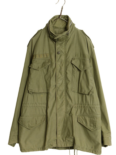 70s 米軍実物 US ARMY M-65 フィールド ジャケット MEDIUM REGULAR 71年製 ヴィンテージ 軍物 ミリタリー ジャンパー ブルゾン 2nd アルミ