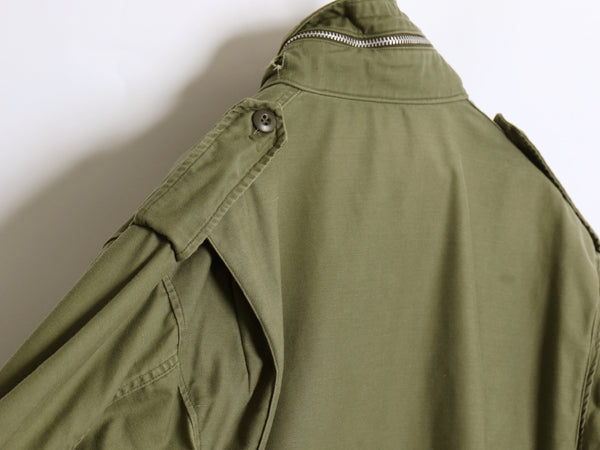 70s 米軍実物 US ARMY M-65 フィールド ジャケット MEDIUM REGULAR 71年製 ヴィンテージ 軍物 ミリタリー ジャンパー ブルゾン 2nd アルミ