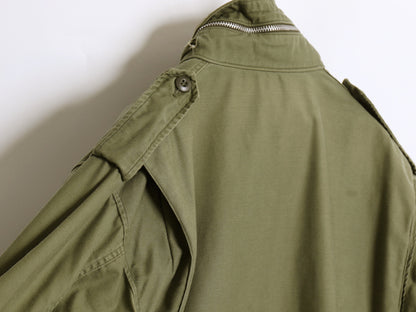 70s 米軍実物 US ARMY M-65 フィールド ジャケット MEDIUM REGULAR 71年製 ヴィンテージ 軍物 ミリタリー ジャンパー ブルゾン 2nd アルミ