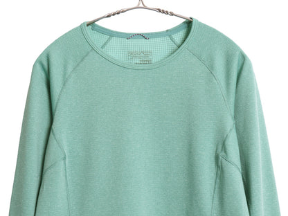 パタゴニア キャプリーン 長袖 Tシャツ レディース M / 18年製 アウトドア ロンT ストレッチ アンダーシャツ インナー シンプル グリーン