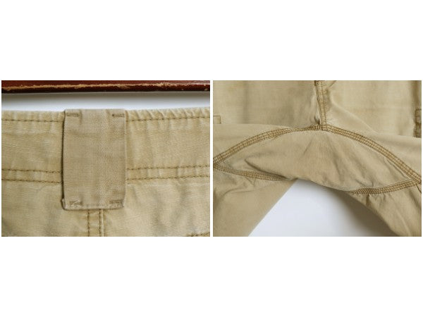 エルエルビーン カーゴ ショートパンツ メンズ 36 / アウトドア コットン キャンバス ショーツ 短パン ハーフパンツ ノータック ブラウン
