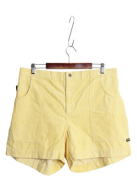 デッドストック 90s ポロ ラルフローレン 太畝 コーデュロイ ショートパンツ メンズ 38 / 新品 オールド ショーツ 短パン 大きいサイズ 黄