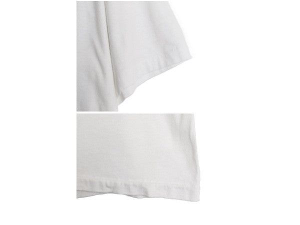90s USA製 カレッジ メッセージ 両面 プリント Tシャツ メンズ L / オールド フォレストガンプ パロディ アート イラスト シングルステッチ