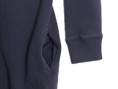 ラルフローレン ショールカラー スウェット ワンピース キッズ XL レディース XS ポロ ヘンリーネック コットン チュニック 裏起毛なし 紺
