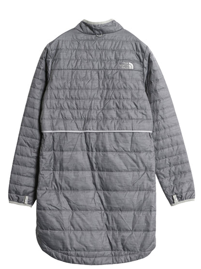 US企画 ノースフェイス ナイロン マウンテンパーカー ジャケット レディース S ロング コート DRYVENT 中綿 脱着 ライナー付き ジャンパー