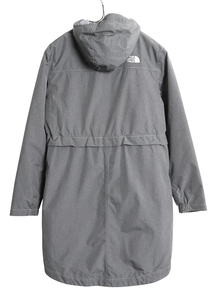 US企画 ノースフェイス ナイロン マウンテンパーカー ジャケット レディース S ロング コート DRYVENT 中綿 脱着 ライナー付き ジャンパー
