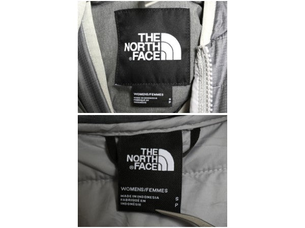 US企画 ノースフェイス ナイロン マウンテンパーカー ジャケット レディース S ロング コート DRYVENT 中綿 脱着 ライナー付き ジャンパー
