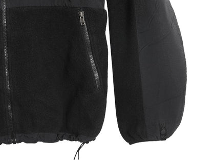 ノースフェイス フード付き デナリ ジャケット メンズ L / フリース ナイロン パーカー ジャンパー フルジップ ブルゾン ブラック ゆったり