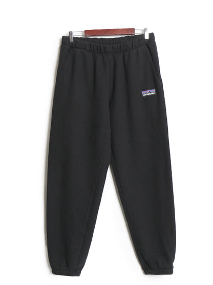 パタゴニア スウェット パンツ メンズ M / 21年製 アウトドア デカタグ 裏起毛 トレーナー イージーパンツ ポケット付き ヘビーウェイト 黒