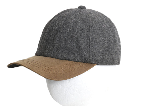 エルエルビーン ウール ベースボール キャップ メンズ レディース フリーサイズ / 古着 帽子 トラッカー ハット 2トーン 無地 防寒 秋 冬