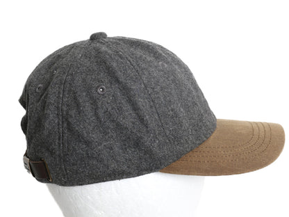 エルエルビーン ウール ベースボール キャップ メンズ レディース フリーサイズ / 古着 帽子 トラッカー ハット 2トーン 無地 防寒 秋 冬
