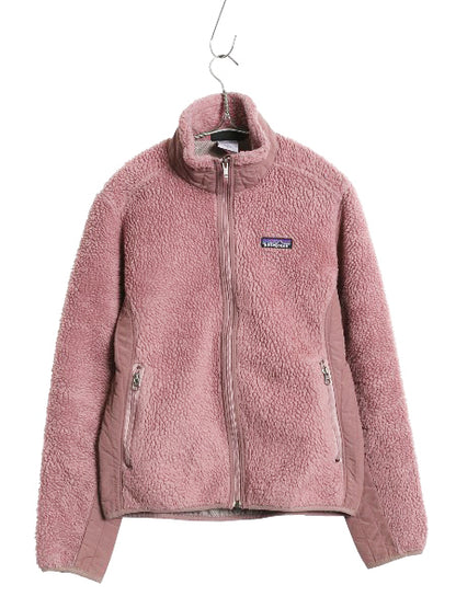 パタゴニア クラシック レトロX ジャケット レディース S / 09年製 フルジップ パイル フリース ボア ハイネック 廃盤 アウトドア ピンク
