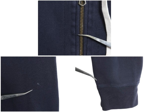 00s ポロ ラルフローレン フルジップ スウェット フード パーカー メンズ XL / オールド トレーナー 裏起毛 大きいサイズ ヘビーウェイト