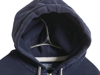 00s ポロ ラルフローレン フルジップ スウェット フード パーカー メンズ XL / オールド トレーナー 裏起毛 大きいサイズ ヘビーウェイト