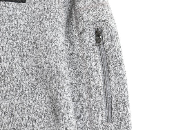 パタゴニア ベターセーター ハーフジップ レディース S 16年製 アウトドア フリース セーター 裏起毛 プルオーバー ジャケット ブルゾン 灰