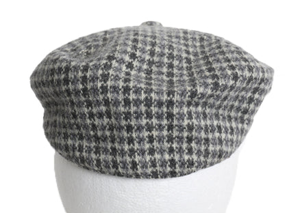 90s イギリス製 カンゴール ツイード ウール ハンチング キャップ メンズ レディース М 程 オールド 帽子 キャスケット 千鳥格子 チェック